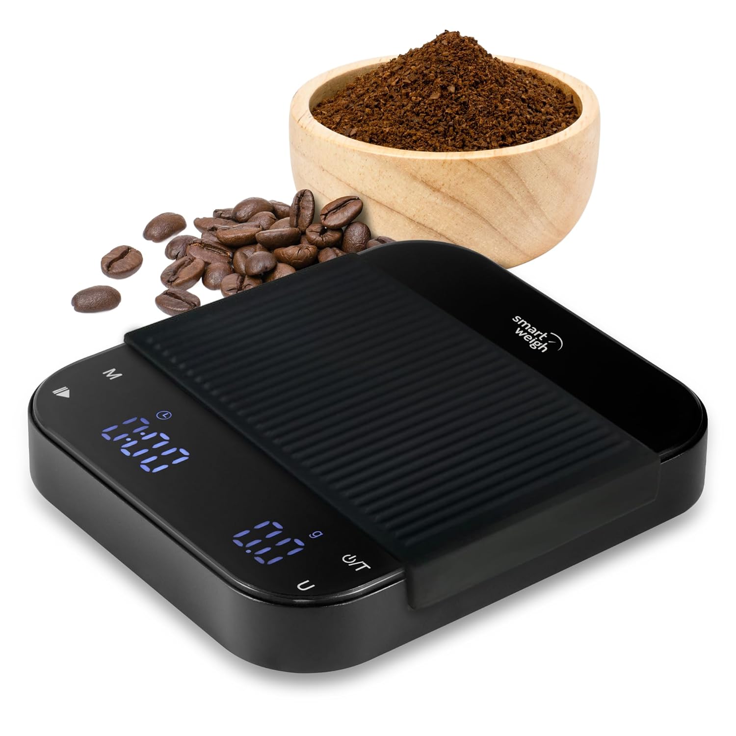 Smart Weigh High Precision Coffee Scale 3000g x 0.01g LED Display Digital Kitchen Food Scale for Baking Portable with Tare Function