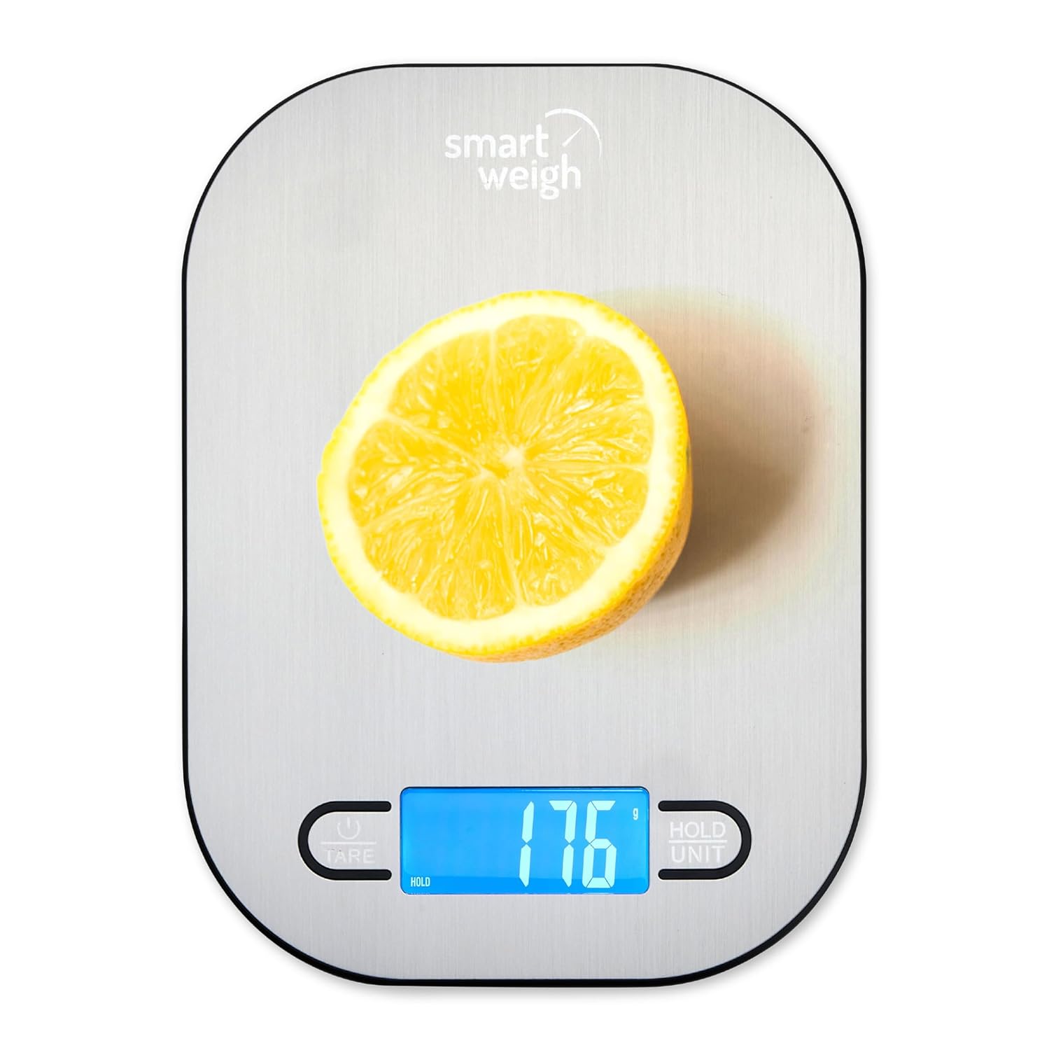 Smart Weigh Small Stainless Steel Food Scales for Kitchen Weight Loss Calorie Scale, Baking Kitchen Scales Digital Weight Grams and Ounces, Weight Watchers Scale for Food, Cooking, Bread