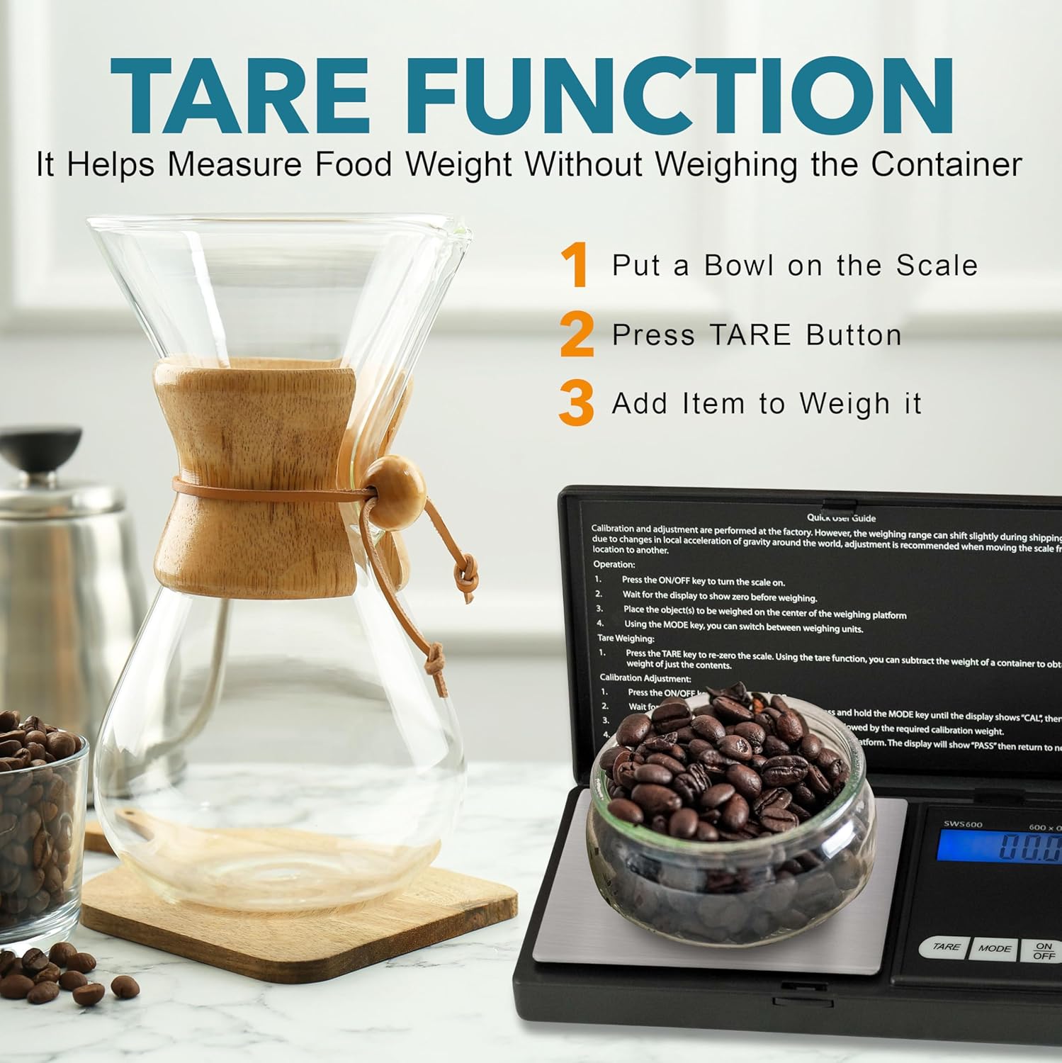 Smart Weigh SWS600 Elite Pocket Sized Digital Gram Scale,Jewelry Scale,Gram Scale,Nutrition Kitchen Scale, School Scale with Slim Design 600 x 0.1g, Black